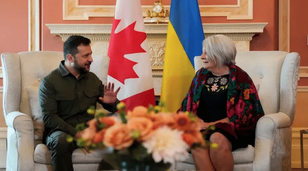  | Ukrainian President Volodymyr Zelensky left meets with Canadian Governor General Mary Simon in Ottawa on September 22 2023 Source ctvnewsca | MR Online